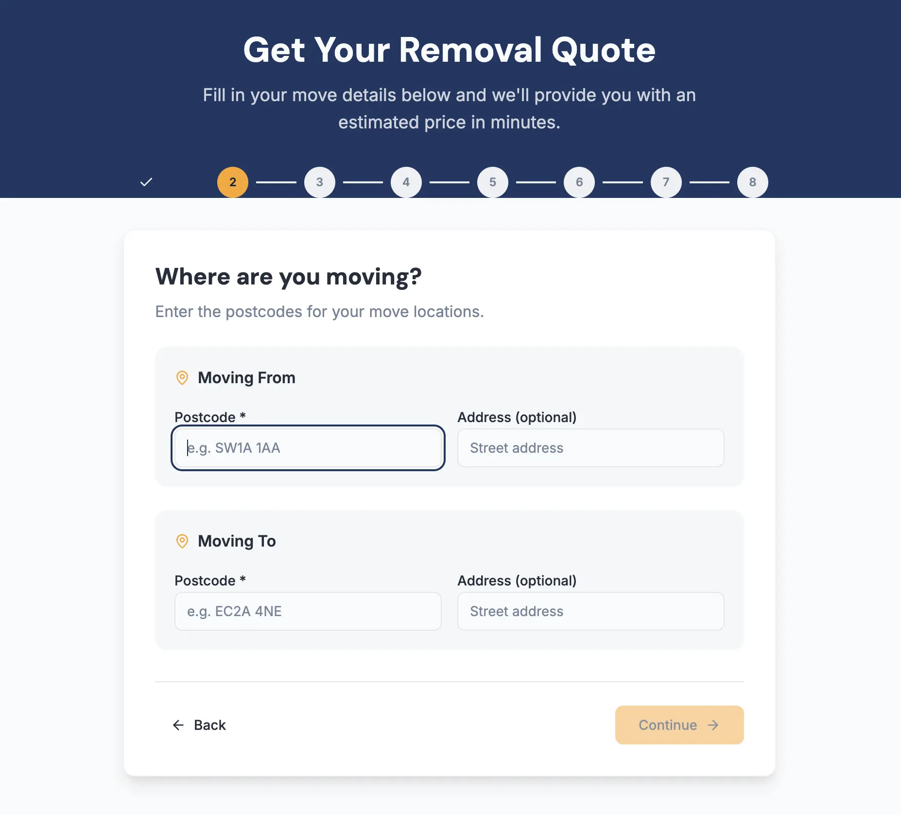 Removals Software & Quote Systems for Moving Companies - Screenshot 6 - Kwayse UK Custom Software App Development Company