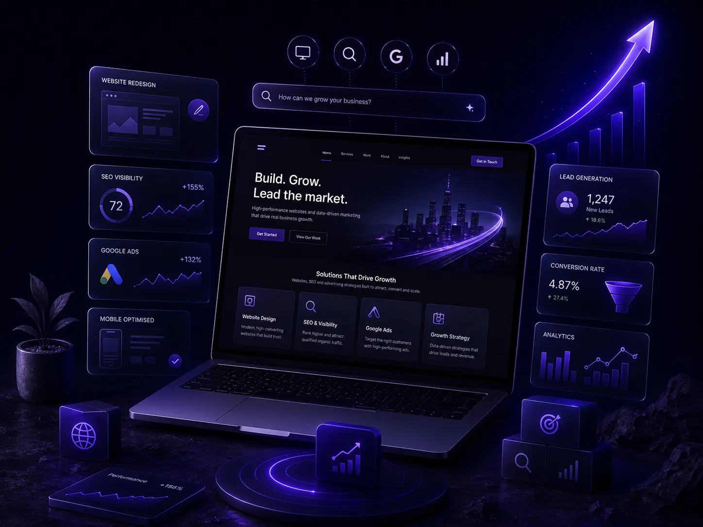 Kwayse-website redesign-company-google-growth-marketing-agency-london-UK-Ecommerce-AI-agency-SEO-Google-Ads-ecommerce-Web-design-agency-Hero-img-1